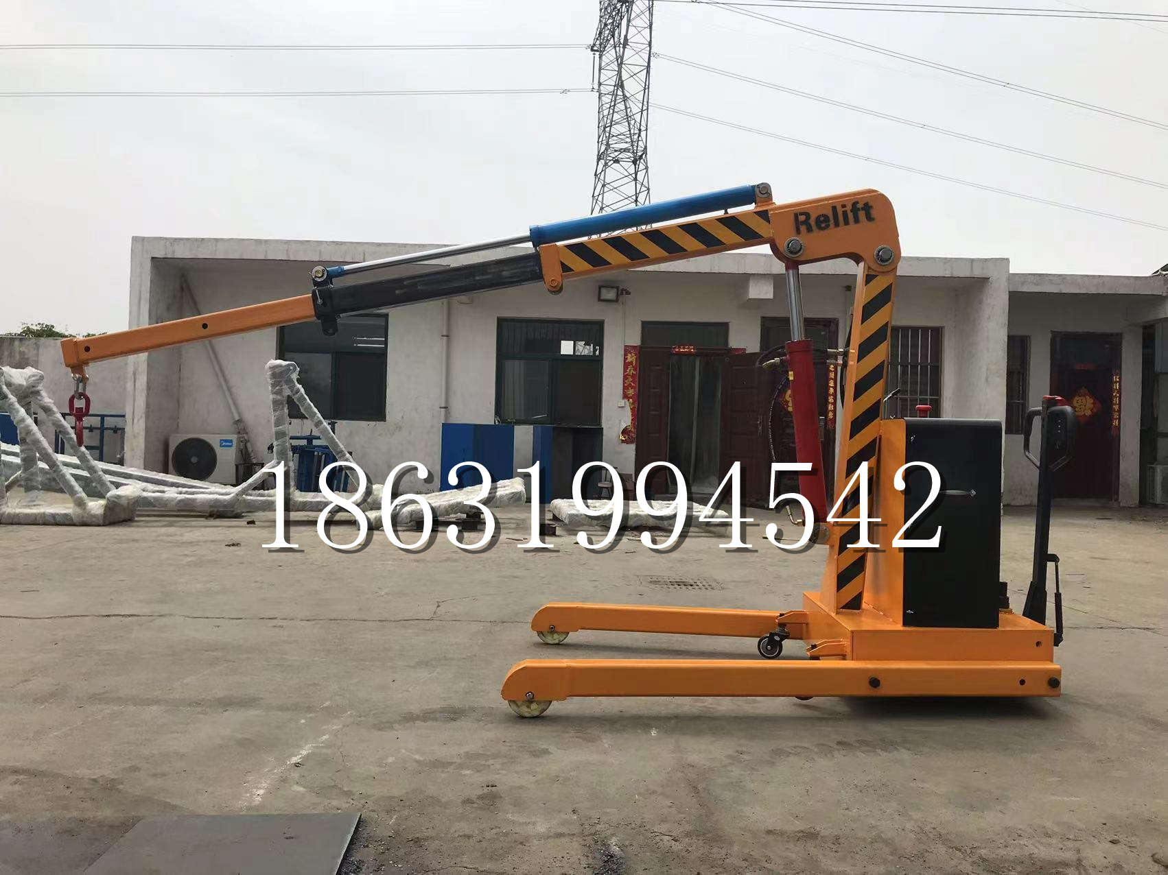 霸州市久征定做3吨三轮随车吊 农用园林绿化移树吊 平板工程用小吊机